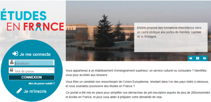 Accueil  Campus France